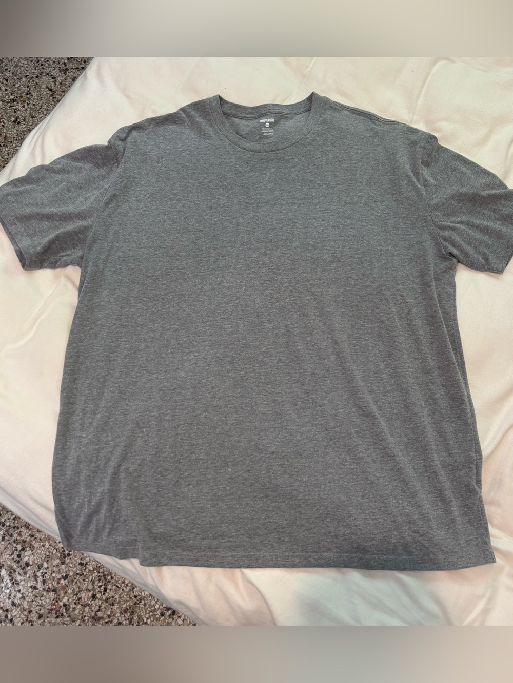 True Classic Men’s Classic Crew T-Shirt Grey Size XXL
